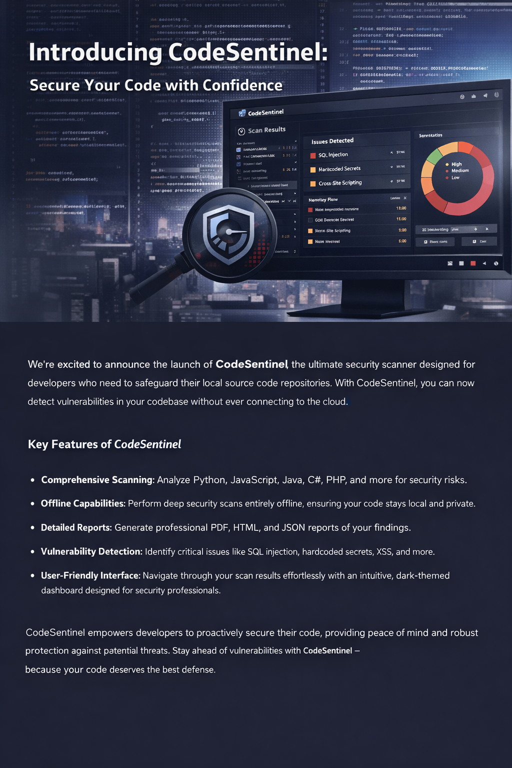 CodeSentinel – Local Code Security That Actually Stays Local